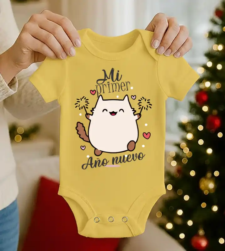 Body Navideño, 100% Algodón, ideal para piel de bebés♥️