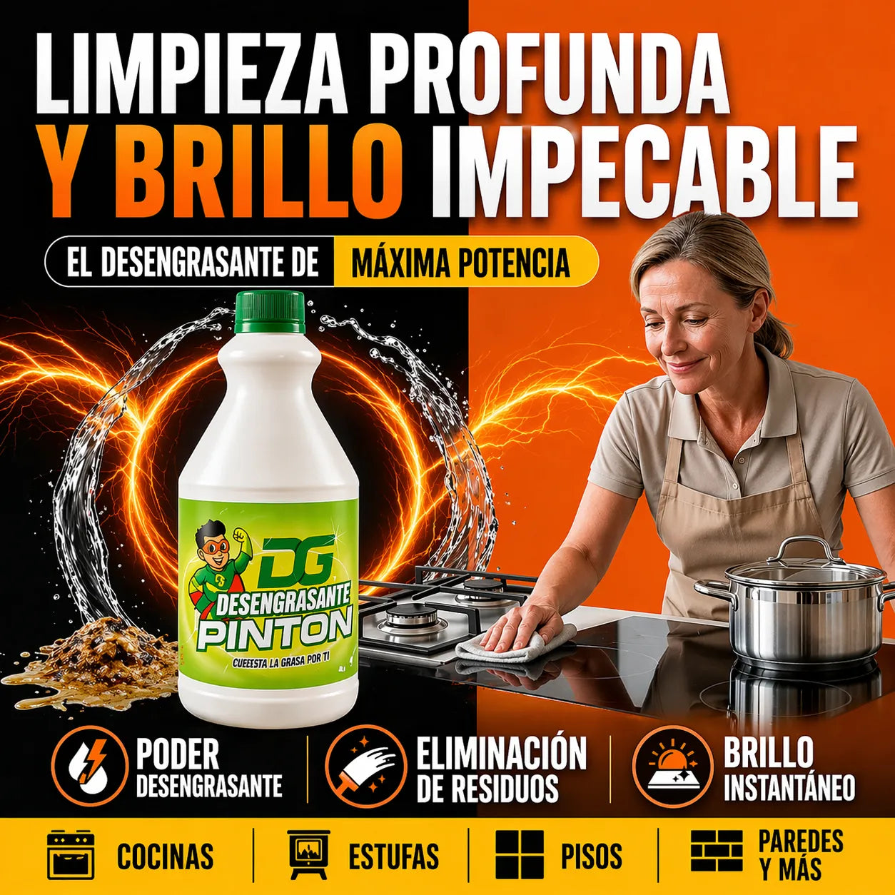 CeroGrasa Pro- Desengrasante Extremo Multiuso