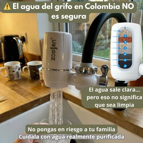 Filtro Purificador de 7 capas de protección (Incluye repuesto de Filtro)