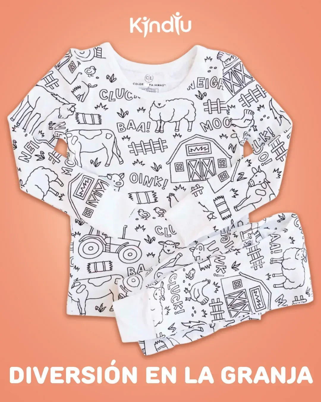 Pijama Re-Creativa Coloreable: Incluye Marcadores Pelikan